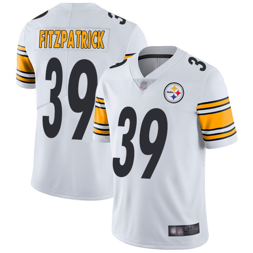 Youth Pittsburgh Steelers Football 39 Limited White Minkah Fitzpatrick Road Vapor Untouchable Nike NFL Jersey